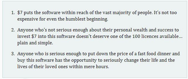 Sales pitch