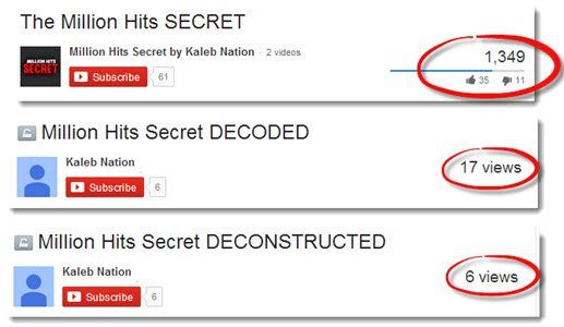 Kaleb Nation YouTube Views