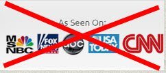 This is completely false. This site has never been featured at these places.