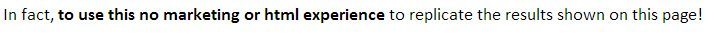 Marketing Experience