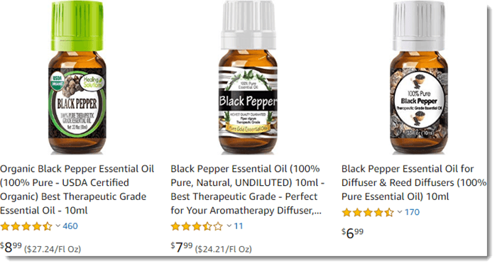 Black Pepper Essential Oil