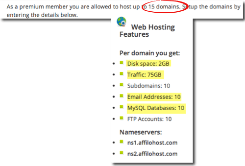 affilorama hosting