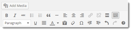 WordPress WYSIWYG