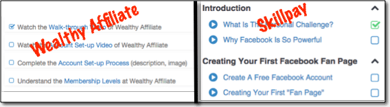Wealthy Affiliate Skillpay Checklist2