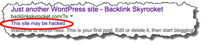 message from Google