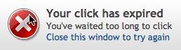 click expired
