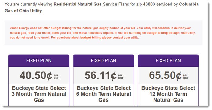 Billing Through Ambit Energy