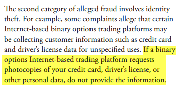 Fraud and Binary Options