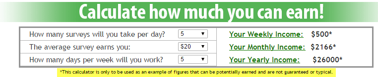 Calculate How Much You Can Earn!