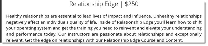 Description of Relationship Edge