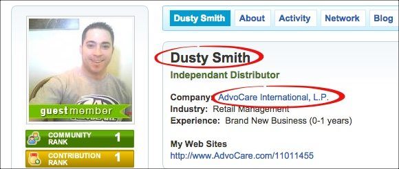 dusty smith advocare