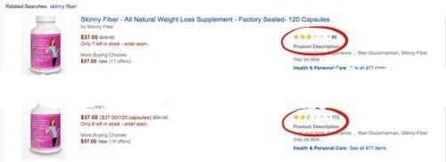 skinny fiber amazon