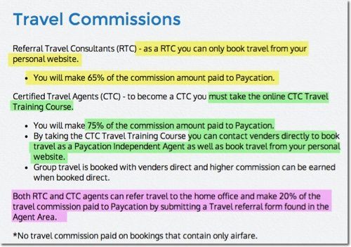 travel commissions