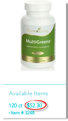 Pricing for MultiGreens