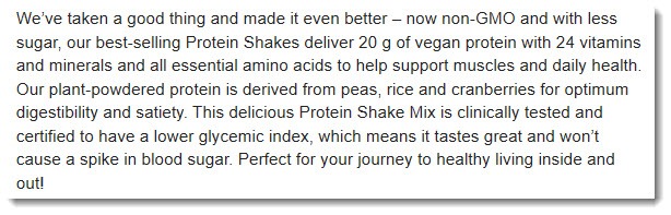 Protein Shake Claim from Airbonne