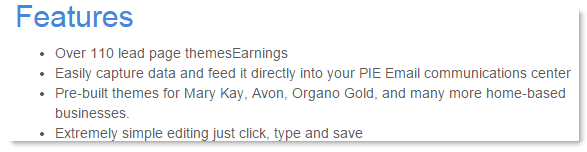 Features