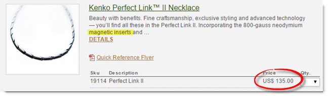 Magnets Necklace