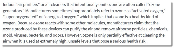 Concerns About Active Air Purifiers