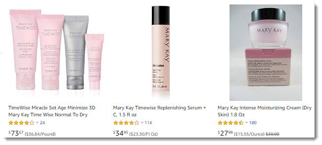 More Mary Kay On Amazon