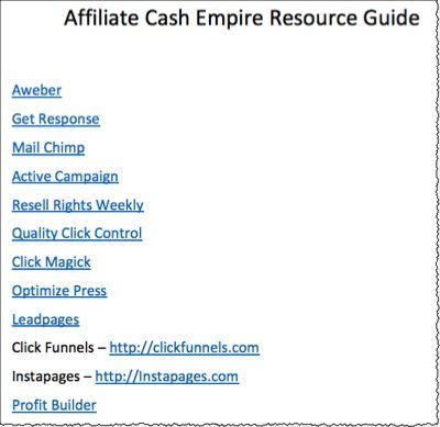 resource guide screenshot