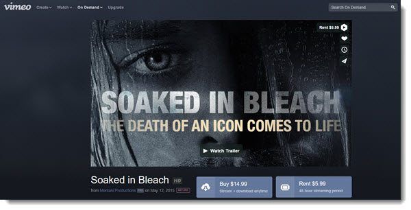 soaked in bleach on vimeo