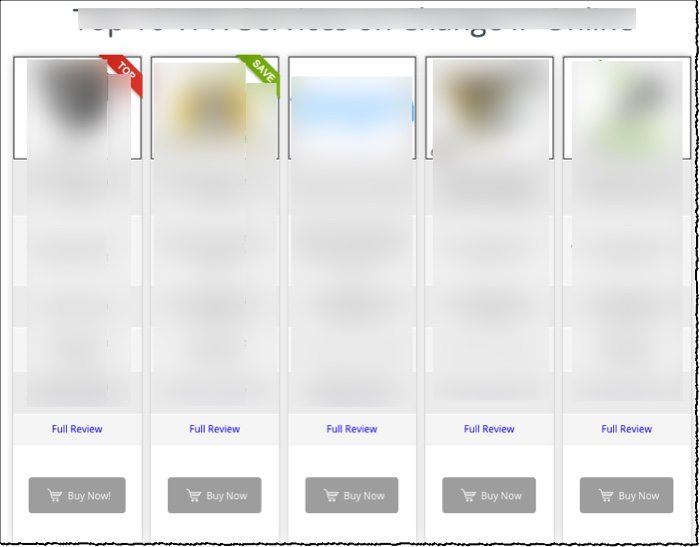 go comparison chart