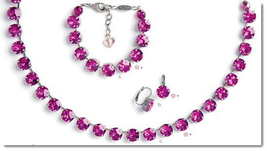 Pink jewelry set