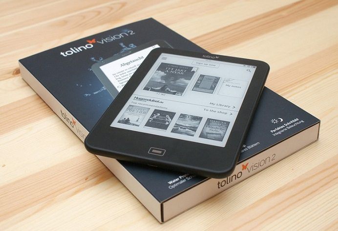 one of many kinds of eBook reader tablets