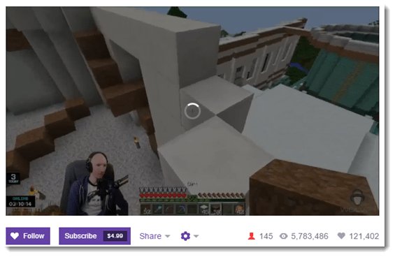 Twitch Minecraft Example