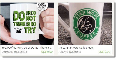 Star Wars mugs