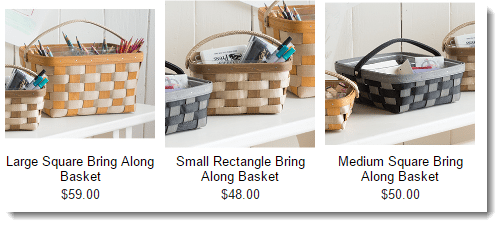 Longaberger Basket Pricing