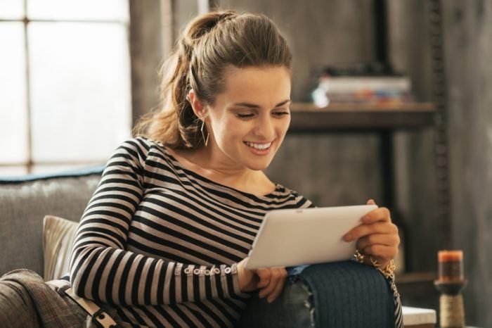 Woman with Tablet