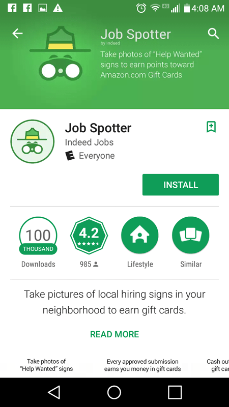 Job Spotter Basics