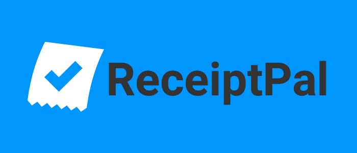 Receipt Pal logo against a blue background