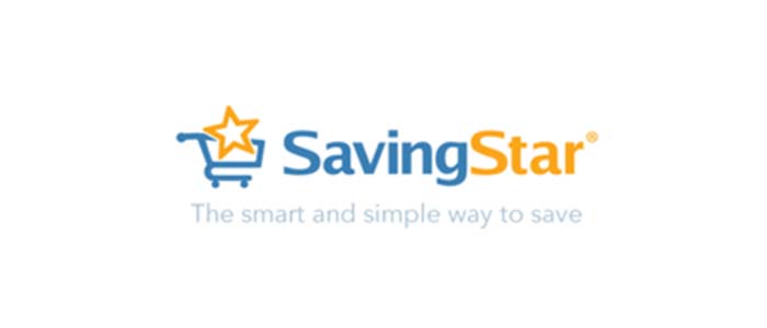 SavingStar logo with tagline and a shopping cart