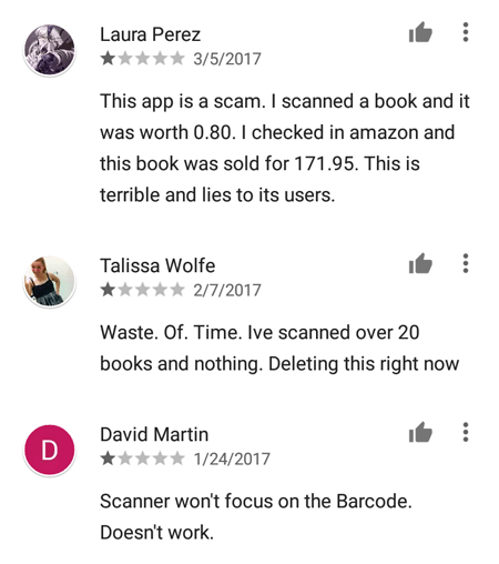 Negative Reviews