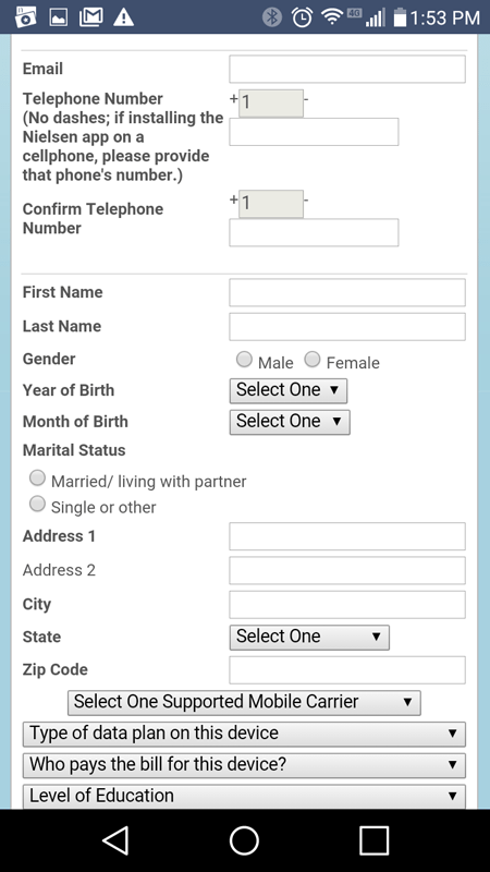 Nielsen Registration