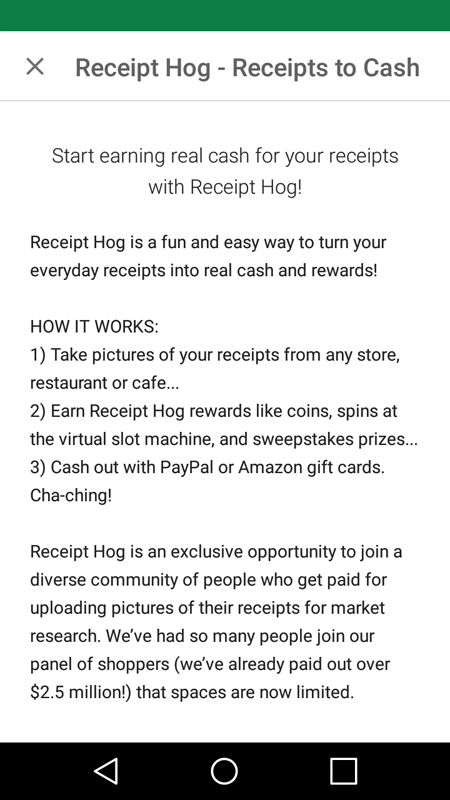 Receipt Hog Read Me