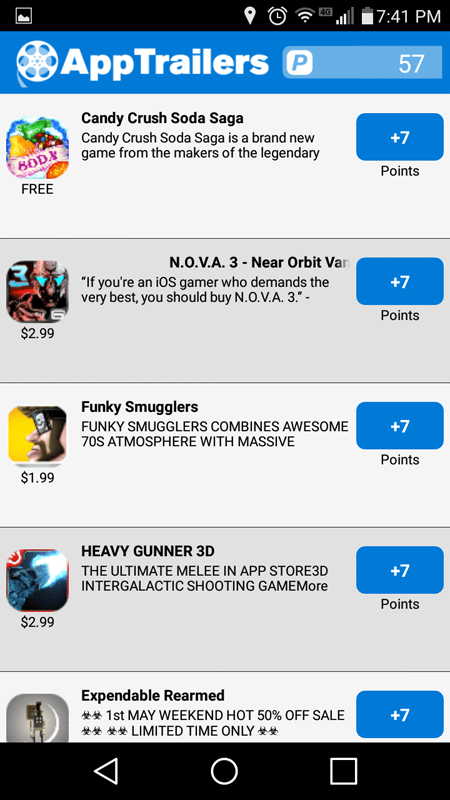 AppTrailers App Preview Offers
