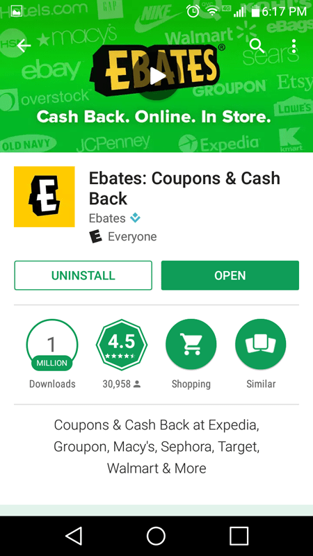 Ebates Basics