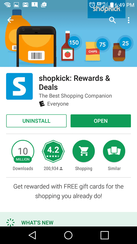 Shopkick Basics