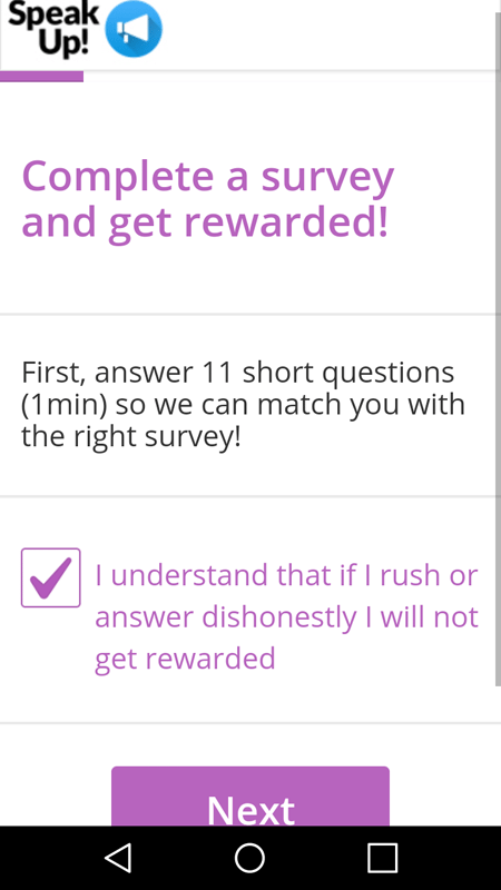 Getting Ready To Take A Survey