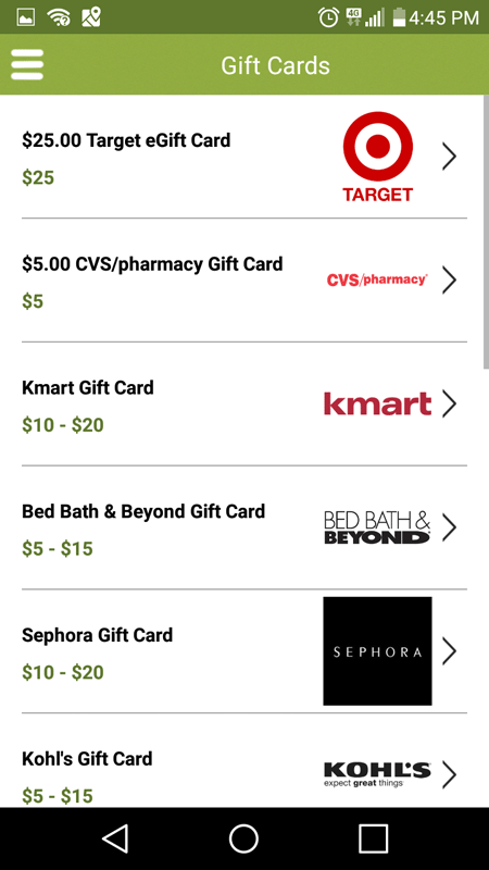 Gift Card Options For BerryCart