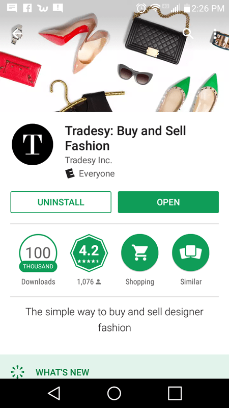 Tradesy Basic Info