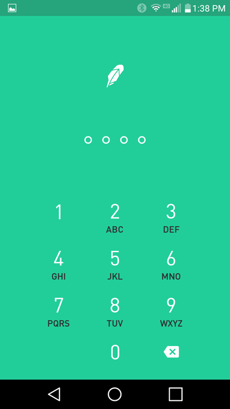 Robinhood App Lock