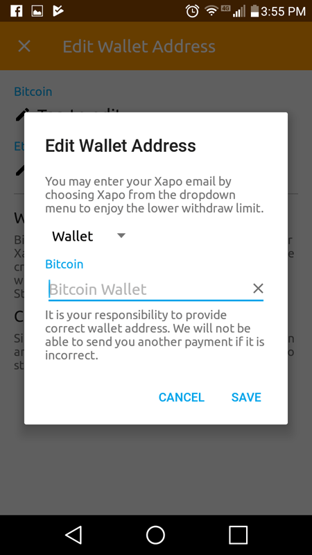 Setting Up My Wallet