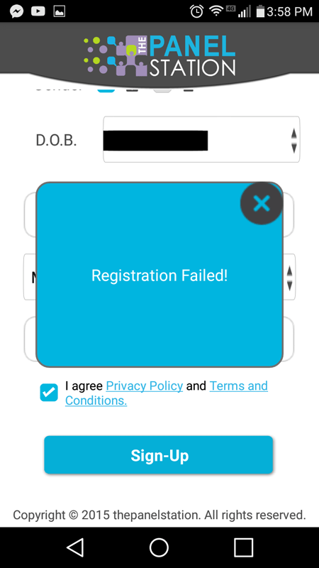 Login Failed