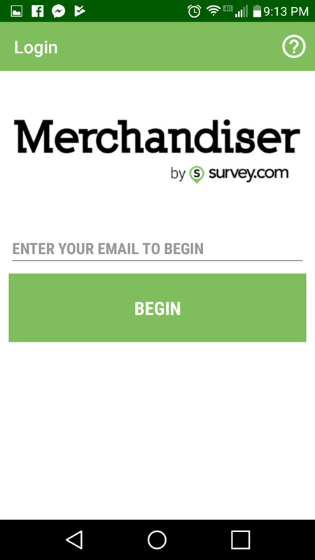 Merchandiser Login Page