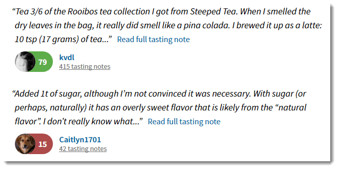 Steeped Tea Reviews