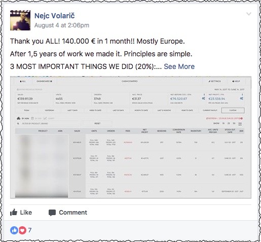 AmaSuite FB group success story